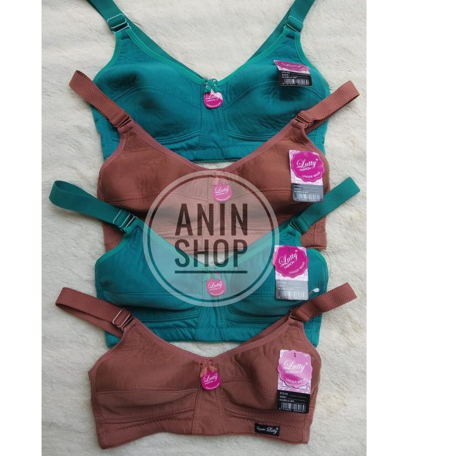 Terbaru M6HG KANCING TIGA BH SPORT LUTTY Kancing 3 | BH Sport Tanpa Kawat Tanpa Busha | Bh Lutty Dew