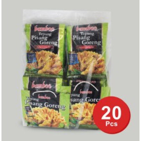 

Bamboe Tepung Pisang Goreng [80g-20 pcs]