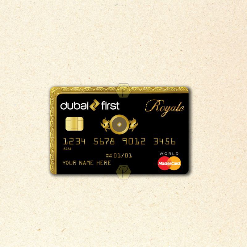 DUBAI FIRST ROYALE - Card Cover Skin Sticker - PLIATA Stiker Kartu ATM, E-Money, E-Toll