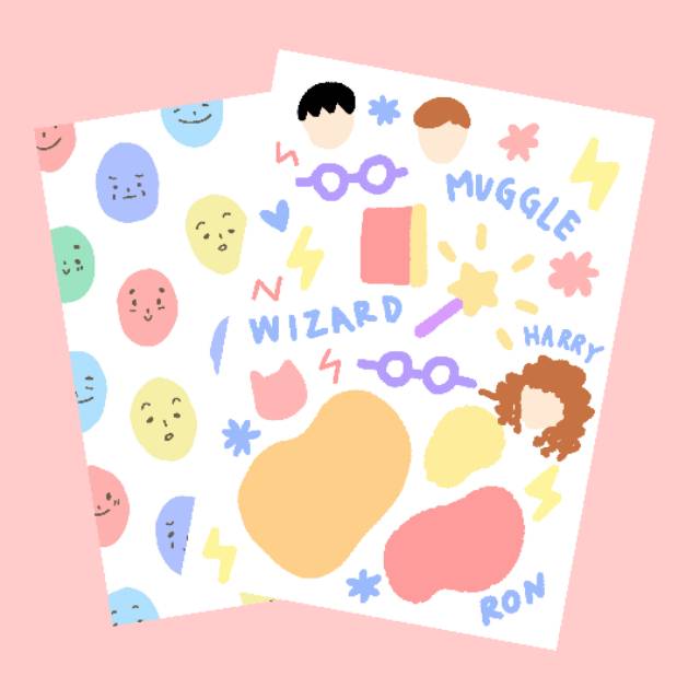 

Harry potter & emoticon cute stickers