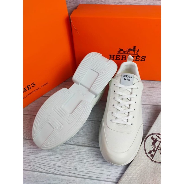 Sepatu sneakers H White mirror quality sepatu Pria