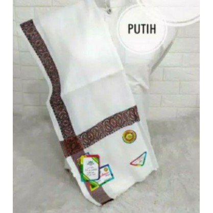 WSJ Sorban putih polos panjang 2 meter-sorban habib-sorban-surban haji-sorban kiai-sorban 2 meter ✅