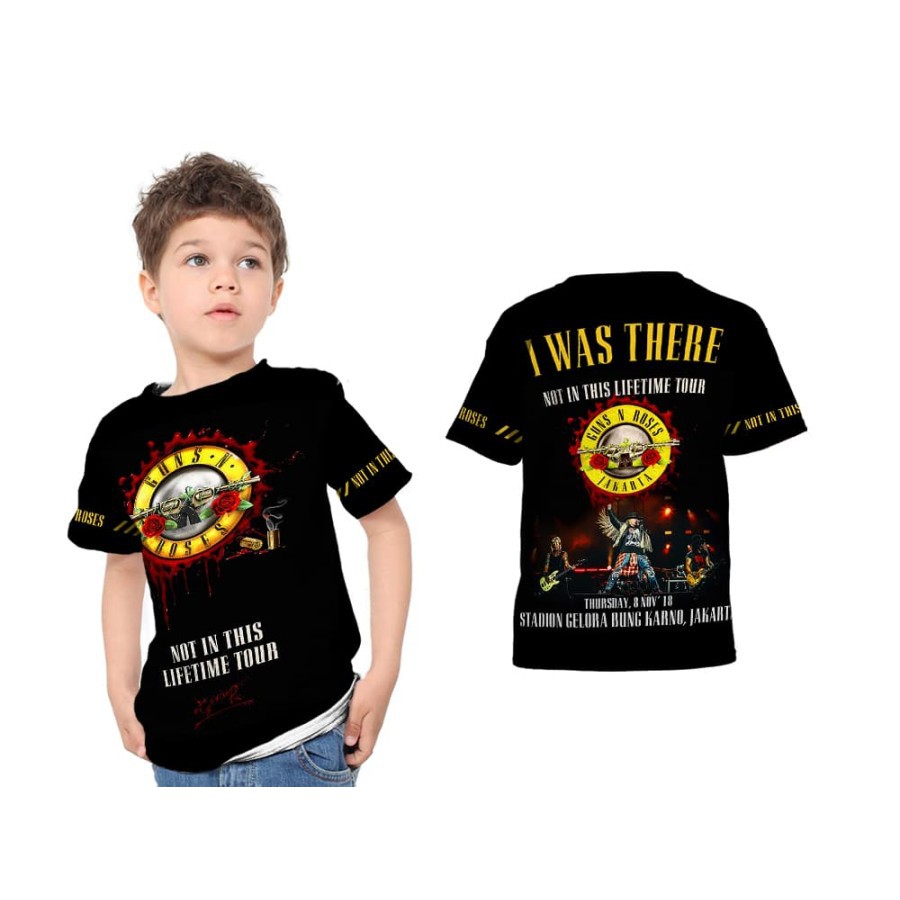 Kaos Anak Guns N Roses Custom Fullprint