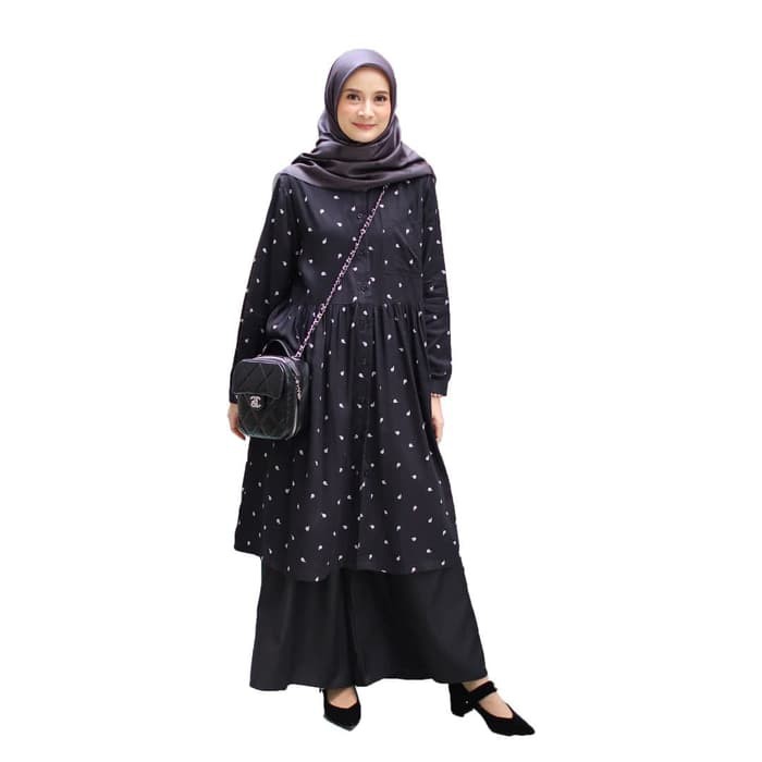 Tunik Deenay Laika Black - M Murah