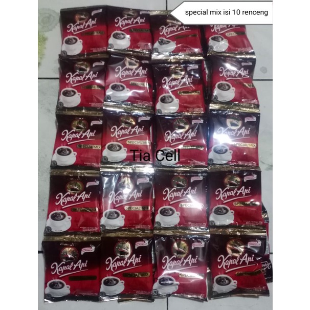 

kopi kapal api special mix renceng isi 10 saset