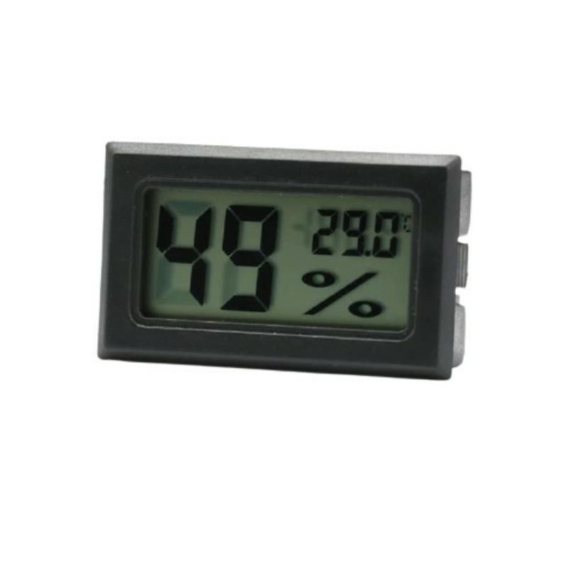 Termometer higrometer digital mini thermometer dashboard mobil alat ukur suhu kelembaban udara ruangan