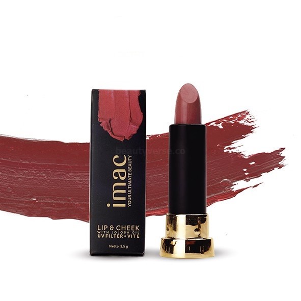 [COD] Imac Lip & Cheek Berry Me (Imac X Martha Patricia) Lipstik Imac