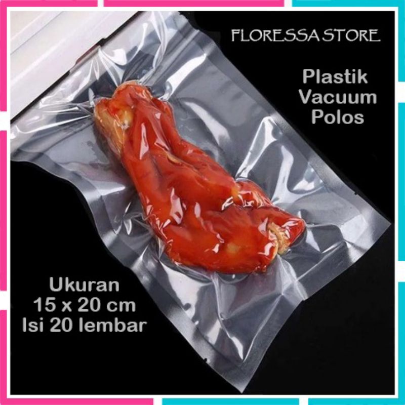 

Plastik Vacuum Polos 15 x 20 cm