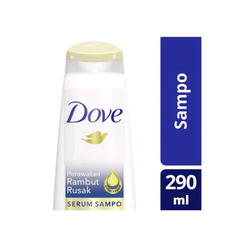 Dove Shampoo / Dove Sampo 290ml Original 100% ~ Asli