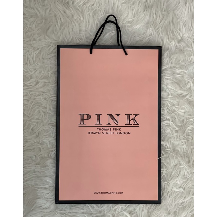 

(TERLARIS) Thomas pink paperbag / paper bag original