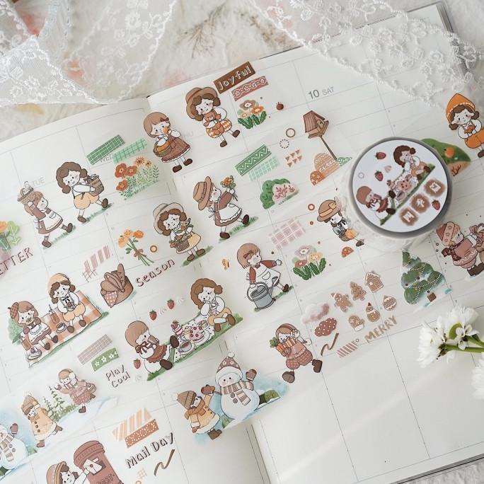 

(BISA COD) Qiqiyu Four Seasons PET Tape BOOM SALE Kode 1317