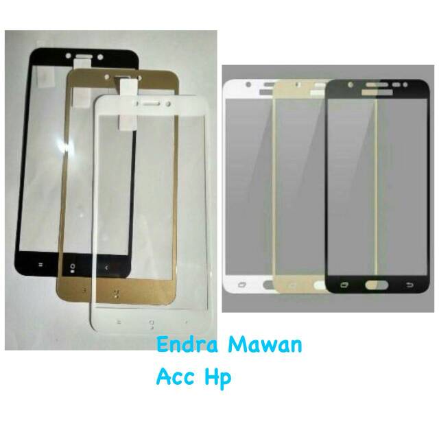 Tempered Glass Full Layar Warna Samsung S6 Flat