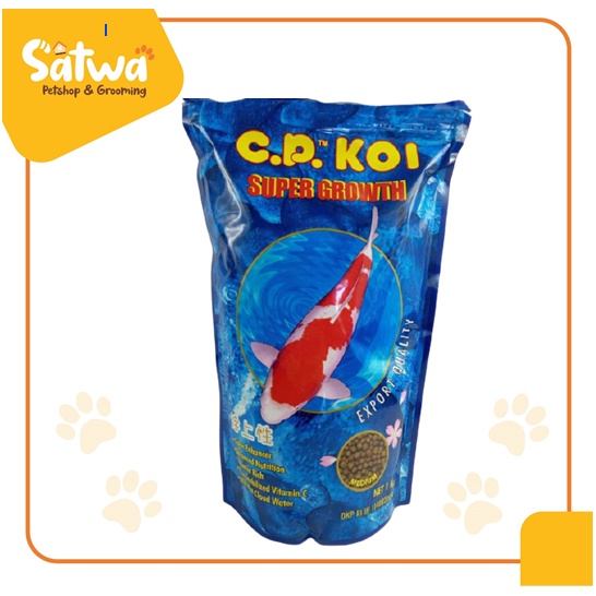 CP Koi Super Growth Small S 1Kg Makanan Pakan pelet Ikan fish food