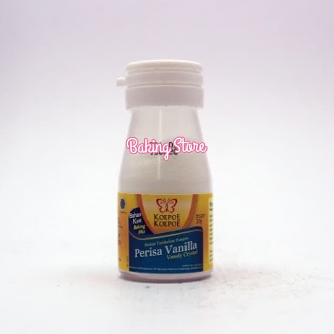 Perisa Vanilla - Vanili Crystal Koepoe Koepoe - Kupu Kupu 20gr