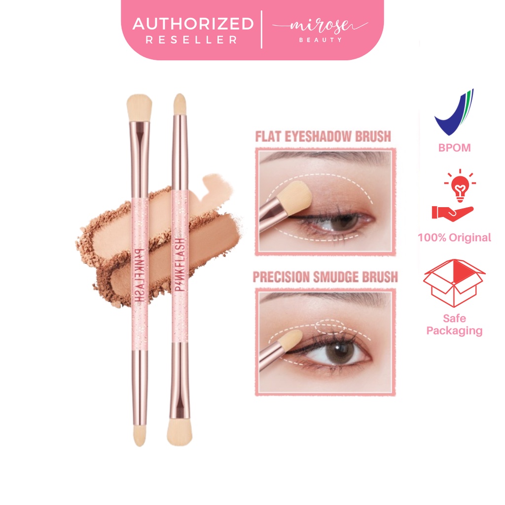 PINKFLASH T04 #02 Double Head Eyeshadow Brush