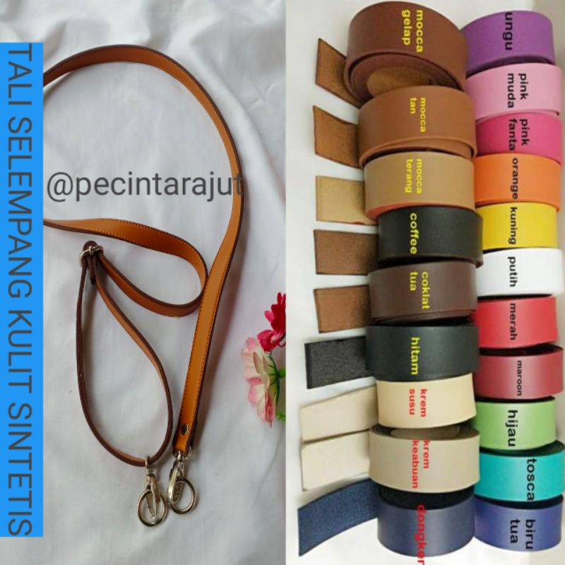 TALI TAS SELEMPANG KULIT SINTETIS KULSIN
