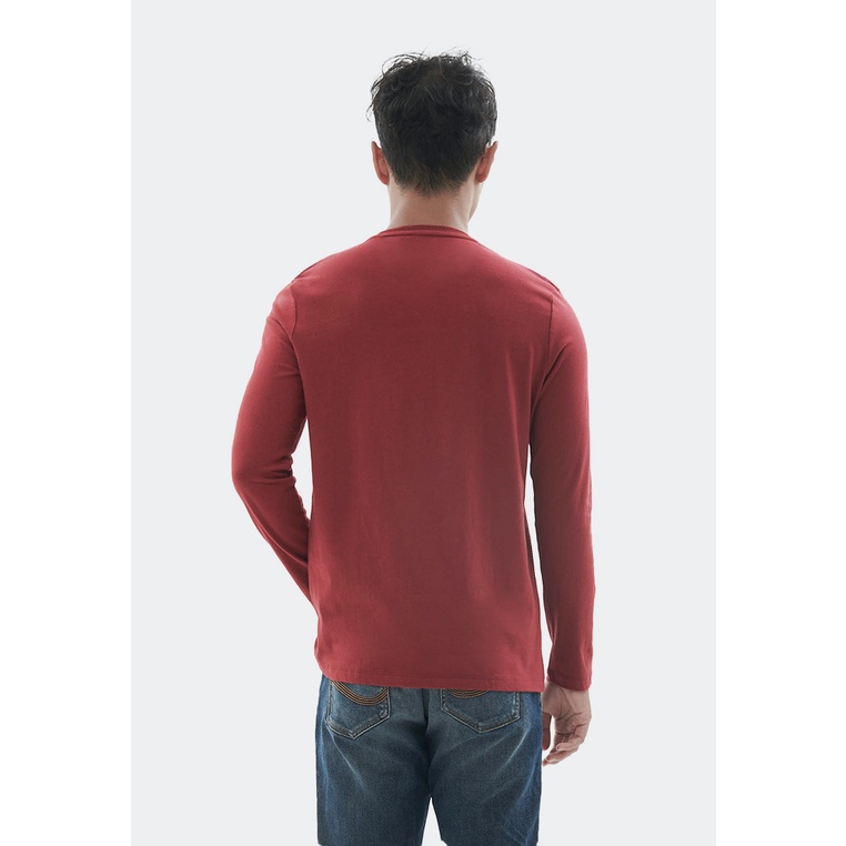 MANZONE Kaos pria lengan panjang EAST - BESTBUY-RED