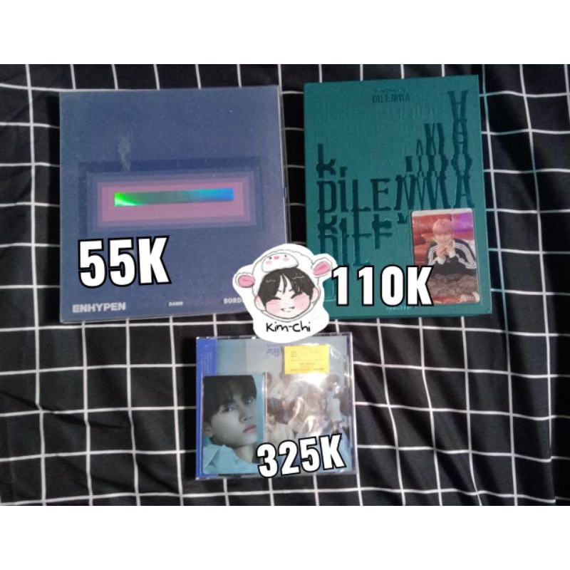 Album only enhypen bdo(dawn),senkou lim B, chary