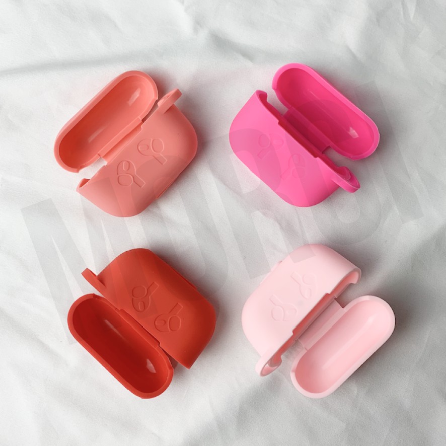 Case Airpods Pro Polos Premium Hitam Putih Merah Pink Ungu Navy Black Biru Lucu Airpro Inpods 13