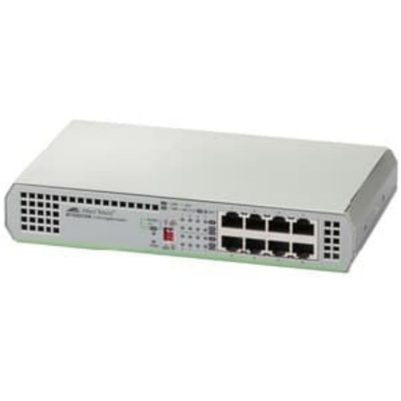 ALLIED TELESIS AT-GS910/8 10/100/1000 8 PORT SWITCH GIGABIT