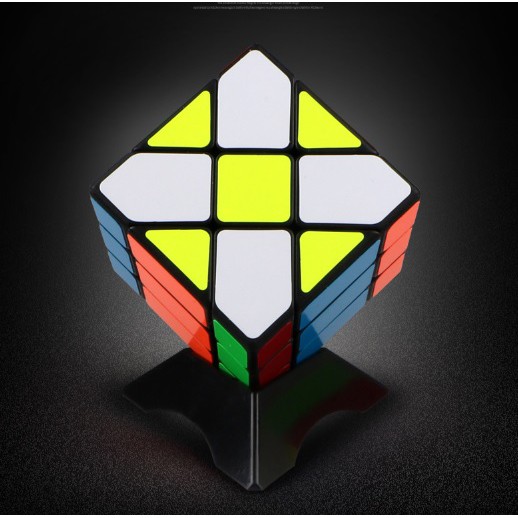 Rubik 3x3 qiyi Fisher Stikerless magic cube Speed Guanlong