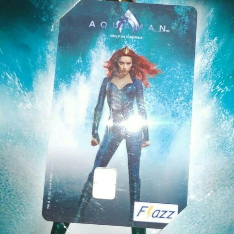 Flazz BCA Seri AQUAMAN ORI /Like eTOLL eMONEY Tapcash or Brizzi