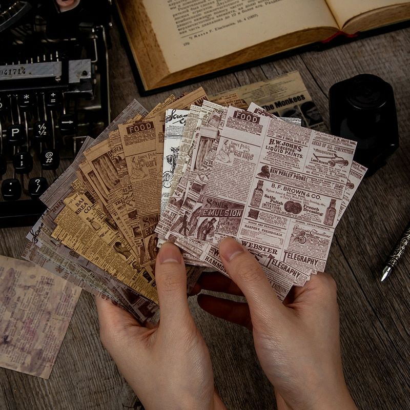

AYURI - Paper deco kertas vintage retro untuk dekorasi scrapbook jurnal diary