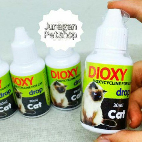 DIOXY 30ML | Obat Basmi Bakteri Kucing Tamasindo | Sesak Nafas | Batuk Bersin