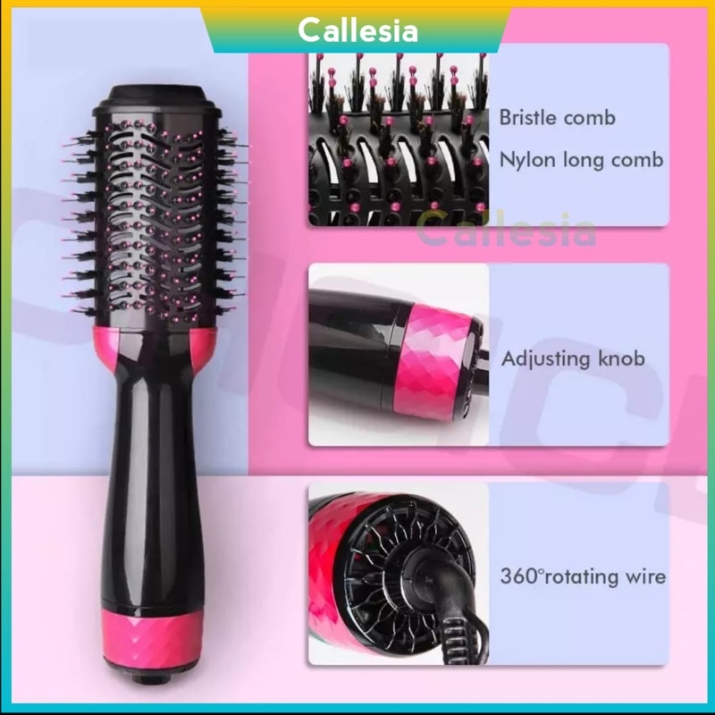 Hair Dryer Sisir Pengering Rambut ONE STEP Hair Dryer Sisir Blow Elektrik Pelurus Rambut multifungsi