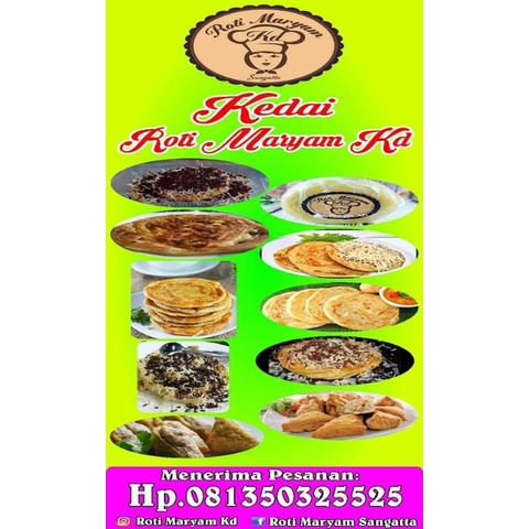 

roti maryam isi coklat