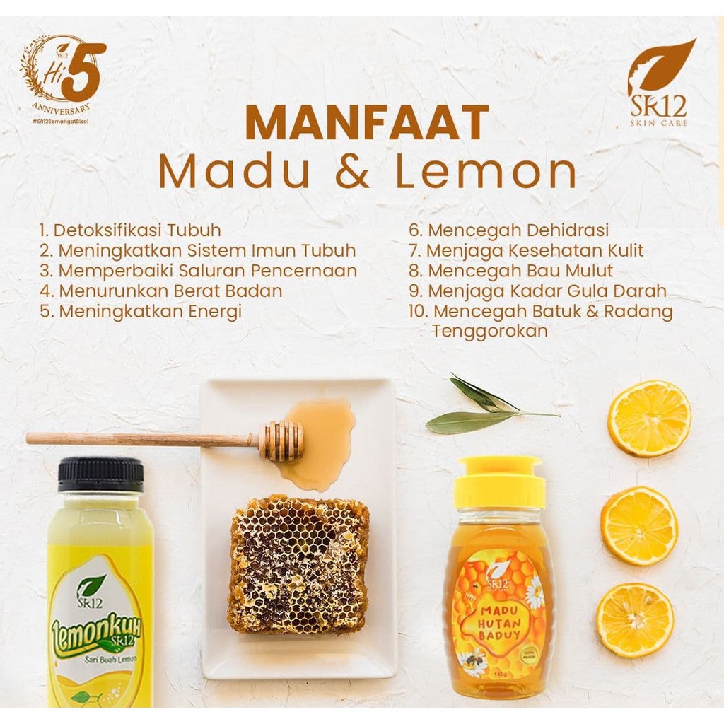 

Minuman Kesehatan/Paket Kesehatan Madu Hutan Baduy & Lemonkuh Sari Lemon Asli SR12