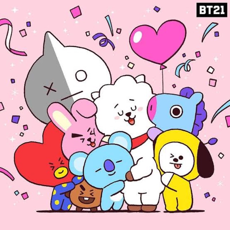 PROMO BTS FANS CLUB TALI GANTUNGAN HP PANJANG BT21 ORIGINAL BAHAN TERBAIK COLOURFULL YOUR DAY