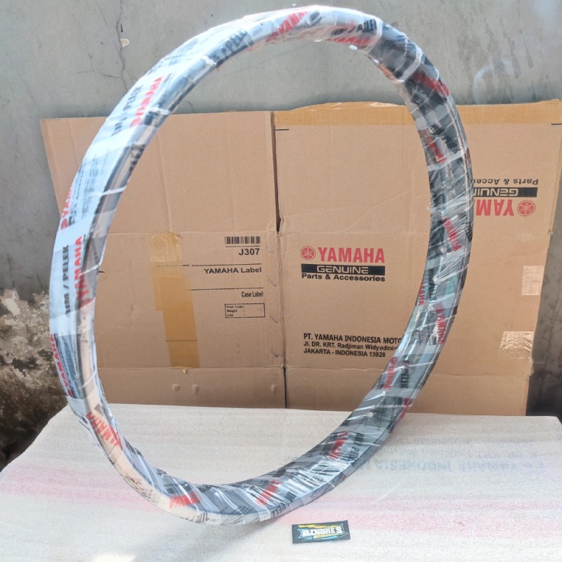 VELG RIM DID ORIGINAL VEGA RR VEGA ZR UKURAN 140 RING 17 HITAM / CHROME ORIGINAL YAMAHA