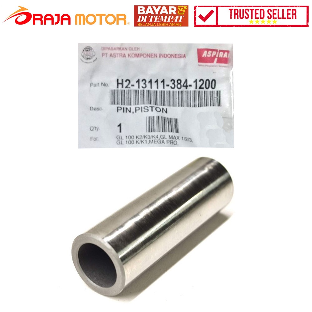 COD READY - Aspira Pin Pen Piston Honda GL 100 / GL Max / GL Neotech / Mega Pro H2-13111-384-1200 - 