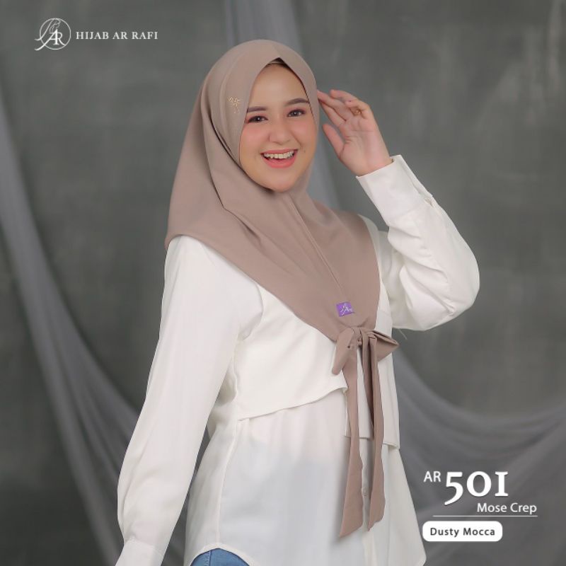 ❤HIJAN ARRAFI❤ AR 501 || Hijab Hoodie instan Pita bagian depan