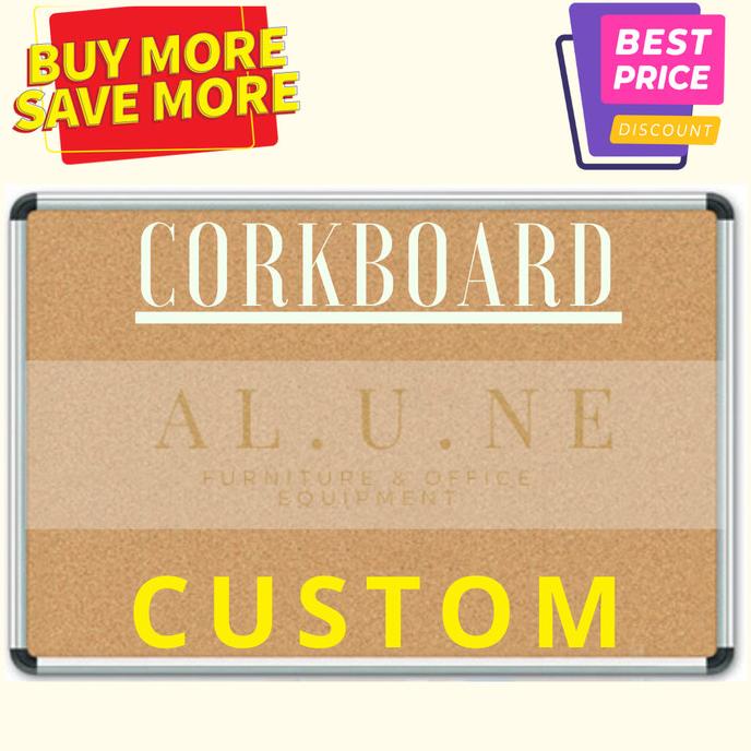 

Corkboard Pin Board Papan Mading 90 x 150