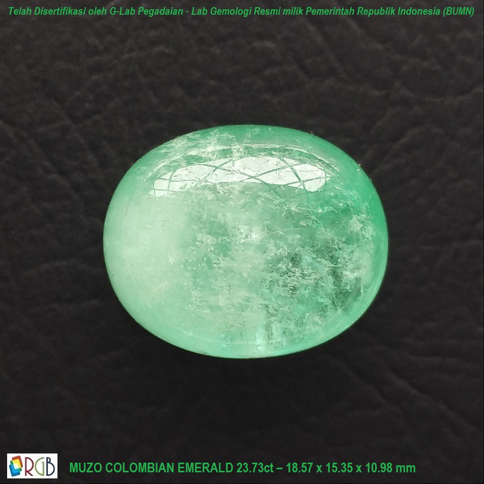 Natural Emerald 23.73 Carat - Muzo Colombia