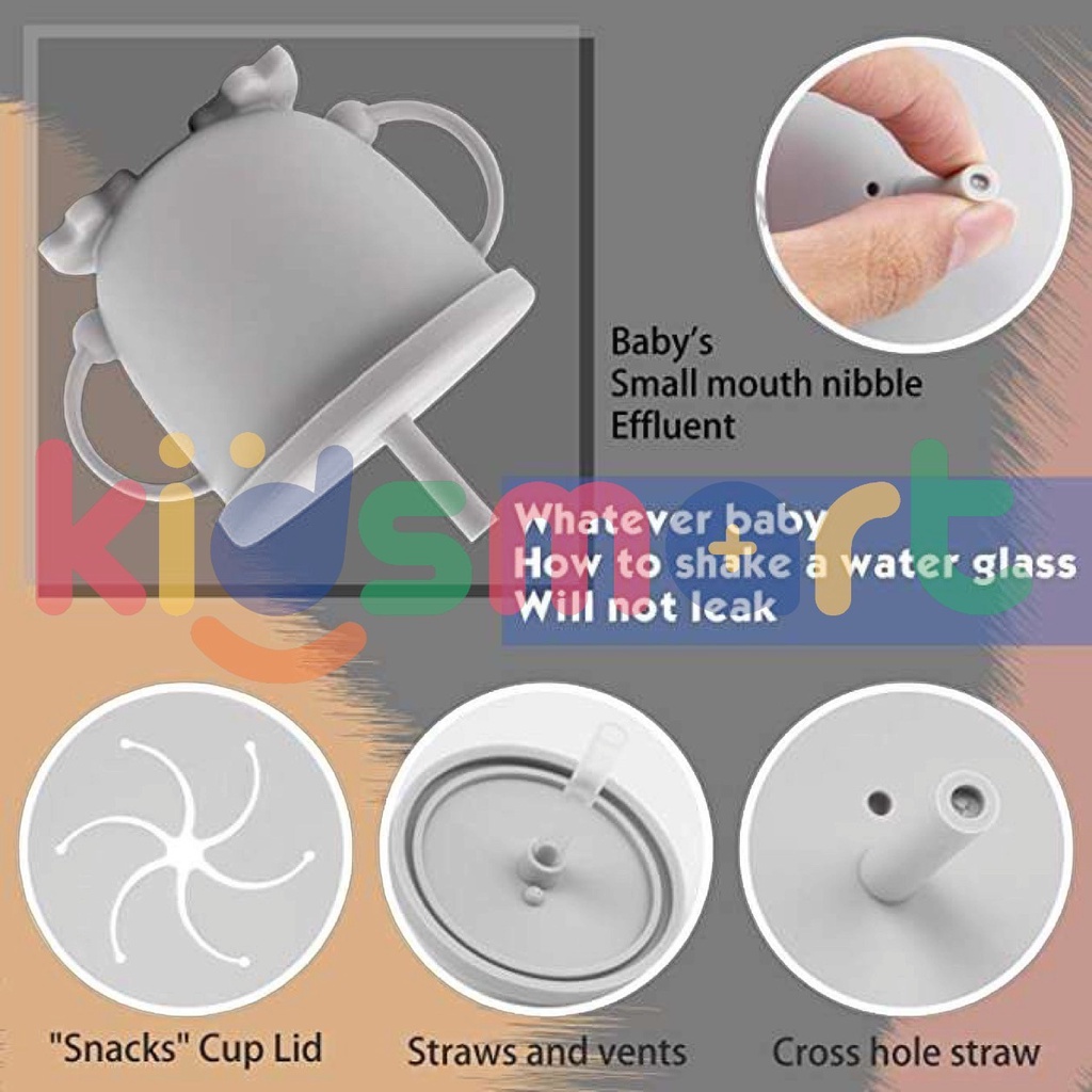 Snack Cup Silicon Baby / Feet Cup Silicon Baby / Gelas Silikon Bayi Non Slip