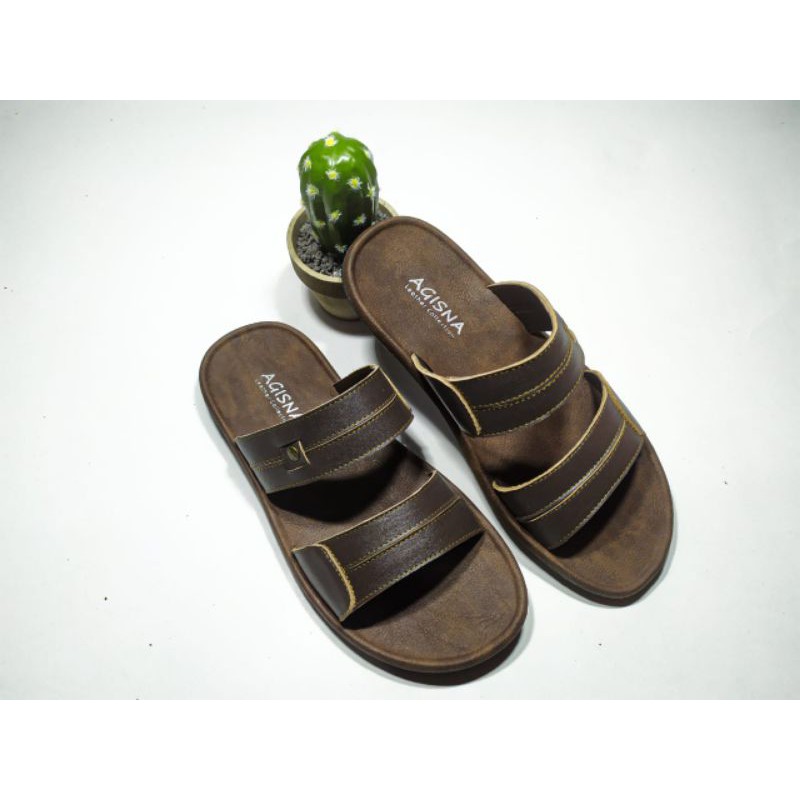 Sandal laki-laki kulit asli Garut