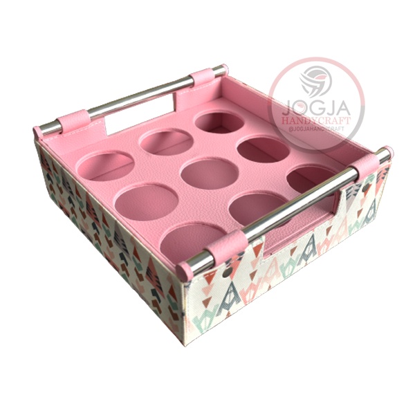 Tray Aqua 9 Hole / Tempat Aqua Gelas Baki Multi Fungsi Nampan Air mineral dan nampan serbaguna