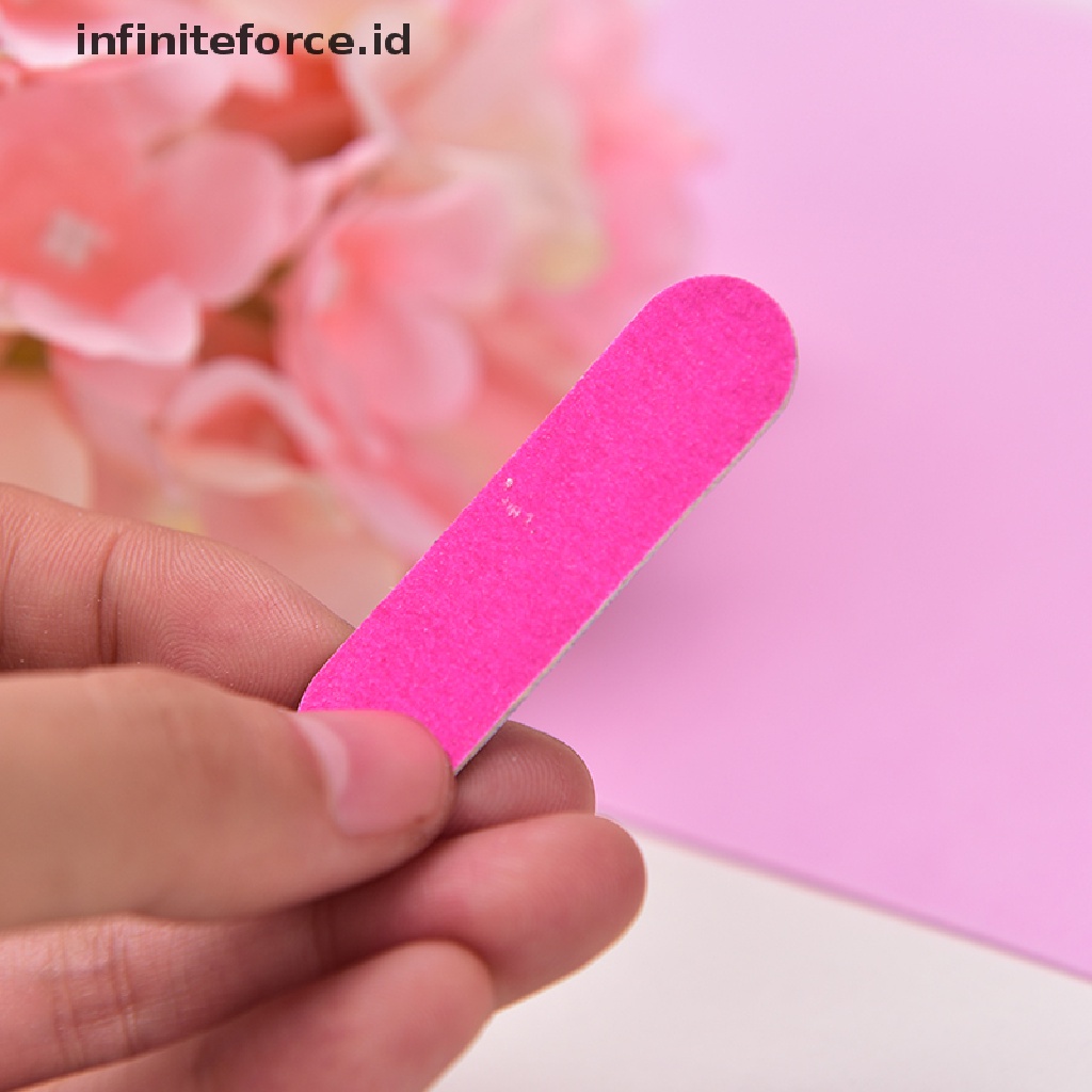 (infiniteforce.id) 100pcs Kikir Kuku Mini Sekali Pakai Untuk Nail Art