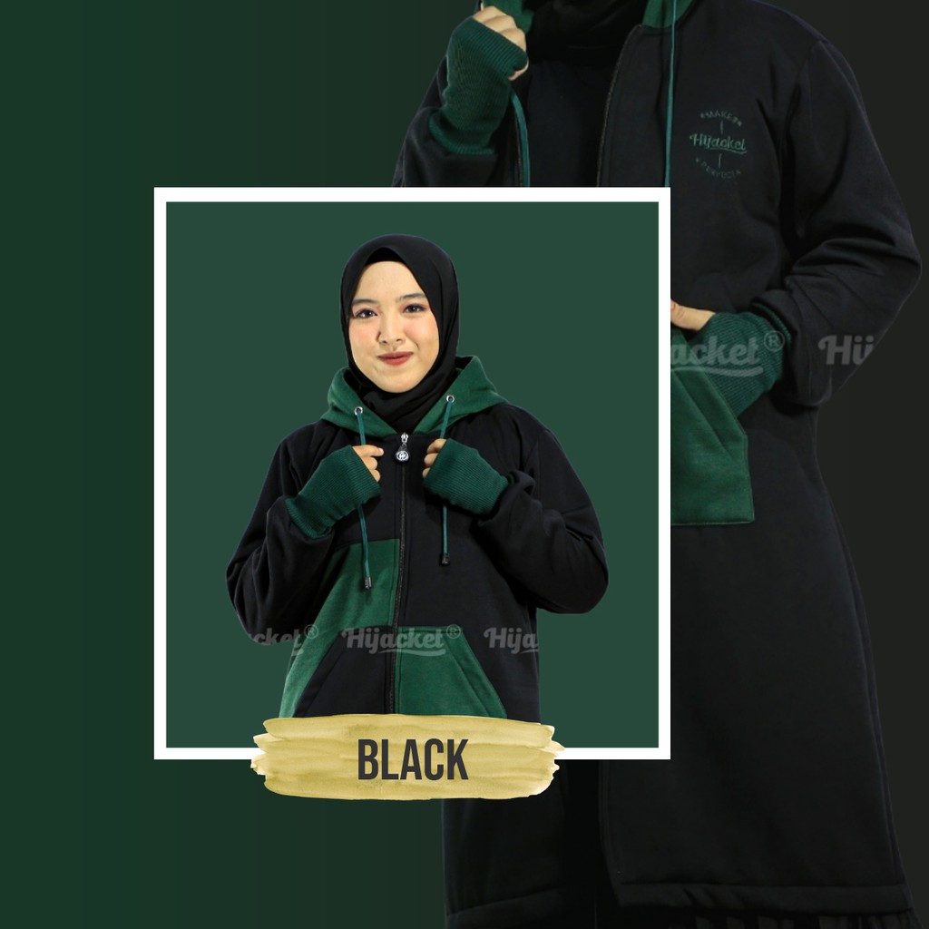 🆕 Hijacket® Adelia Jaket Hoodie Wanita 100% Original + Gratis Totebag-2