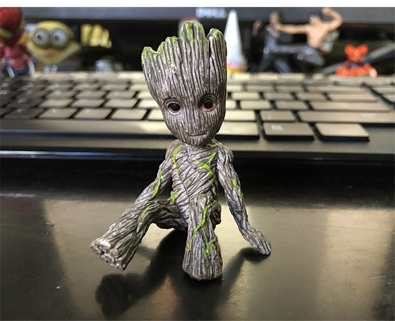 Mainan Action Figure Marvel Avengers Groot Guardians Of The Galaxy Bahan Pvc Untuk Hadiah Anak