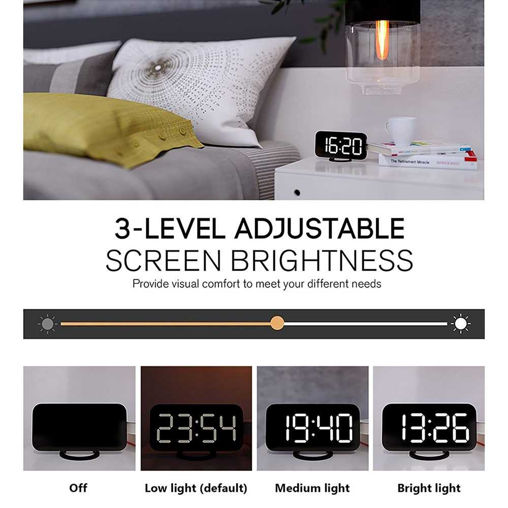 TD-DCB Jam Alarm Digital with Smartphone Charger 2 USB Port 2.1A - Q1DD-252