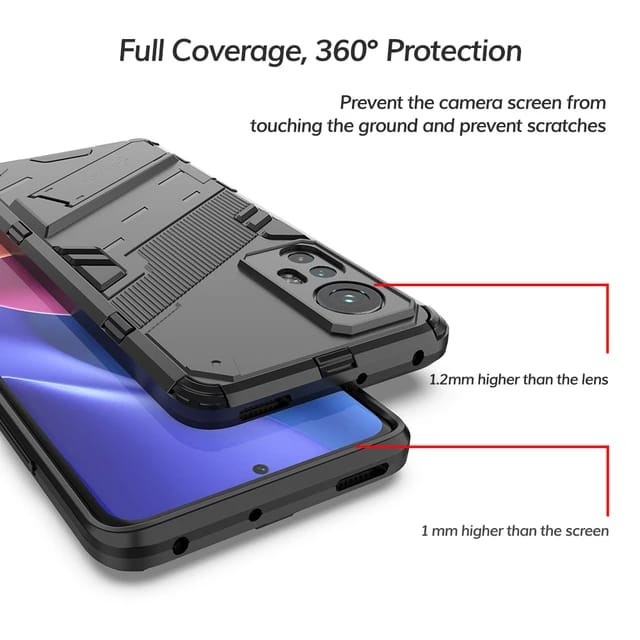 XIAOMI 12T 5G / XIAOMI 12 / 12 PRO / MI 11 LITE SOFT CASE KICKSTAND CYBERPUNK SERIES