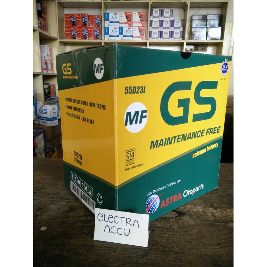 "Aki Mobil Toyota Alphard GS Astra MF 55D23L Aki Kering"