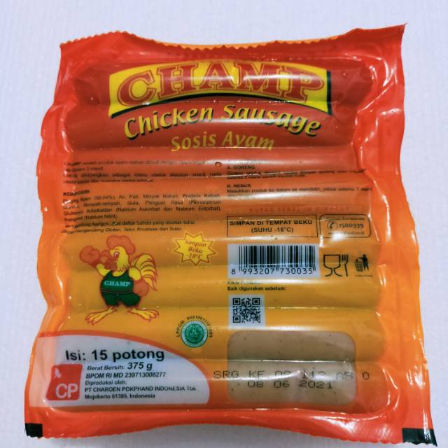 

Champ Sosis Ayam isi 15pcs