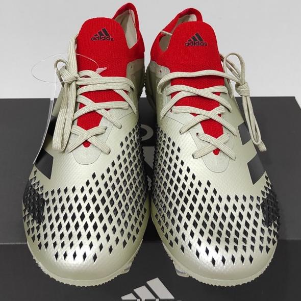 Sepatu Bola Adidas Predator 20.1 Pearl White Red Fg