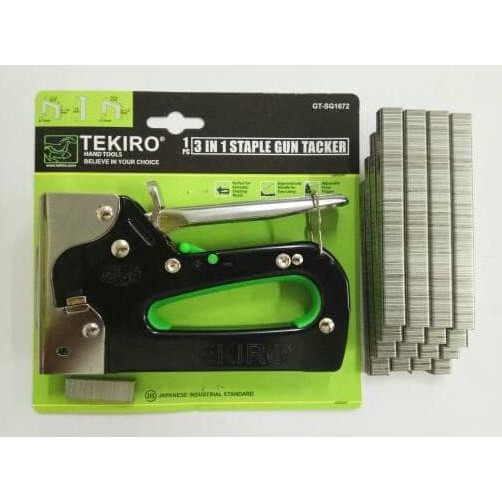 

Staples Tembak 6 -14 mm + isi 3000 Pcs - Staples Gun + Refill Tekiro