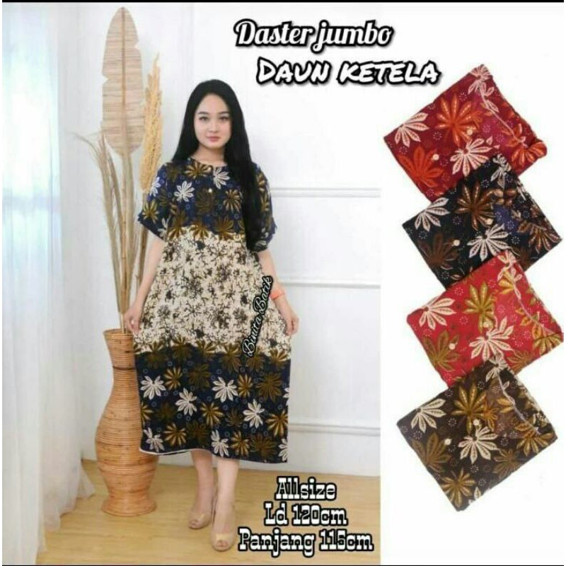 DASTER JUMBO DAUN KETELA-DASTER KANCING DEPAN-DASTER BUSI-BUMIL-DASTER MURAH